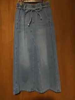 h&mロングスカートデニム