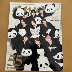 anan 55th 創刊記念号　Snow Man パンダ　スノパンダ