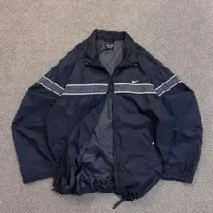 90s NIKE ナイロンジャケット　ドローコード付き　oldnike