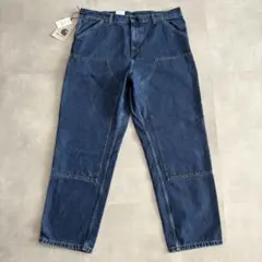 カーハート 【未使用】ダブルニーペインターデニムパンツ ワイド ジーンズ【38】
