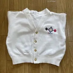 familiar カーディガン 白色 80cm