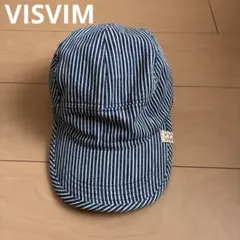 正規品 visvim ヒッコリー ストライプ キャンプ キャップ インディゴのサムネイル