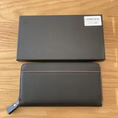 【未使用品】ブラック長財布　Erisia