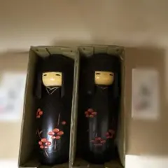 創作こけし 2体セット 稲穂模様 銘入り - メルカリ