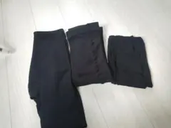 マタニティ黒レギンス タイツ　着圧ソックス　4点