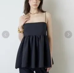 ウィムガゼット　美品　ジャガードキャミブラウスのサムネイル