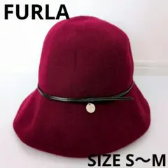 FURLA ウールハット 帽子 キャップ ワンポイント 綺麗めスタイルのサムネイル
