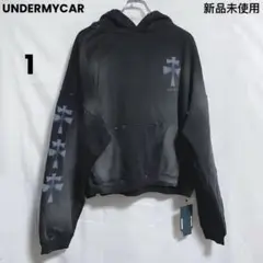 UNDERMYCAR DOUBLE CROSS パーカー　サイズ1