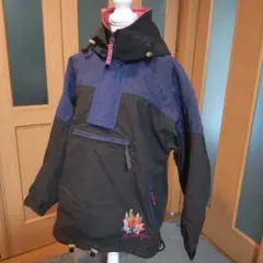 DESCENTE M 黒/紫/赤 スノーボードウェア