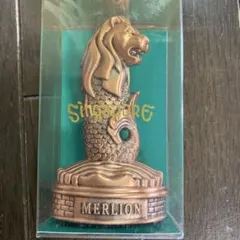 シンガポール マーライオン 置物 インテリア メタル製