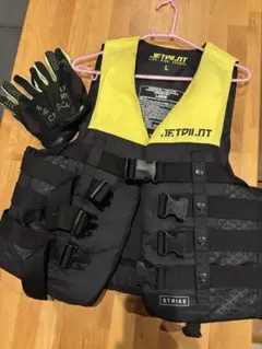 J-FISH ライフジャケット EVOLUTION Mサイズ　グローブセット J-FISH ライフジャケット EVOLUTION Mサイズ グローブセット - メルカリ
