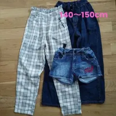 キッズパンツ　3枚セットのサムネイル