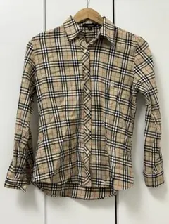 BURBERRY チェック柄 長袖シャツ L