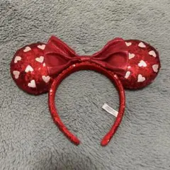Disney ディズニー 赤 ハート カチューシャ