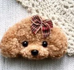 トイプードル⭐︎犬⭐︎バッジ⭐︎ハンドメイド⭐︎No.124