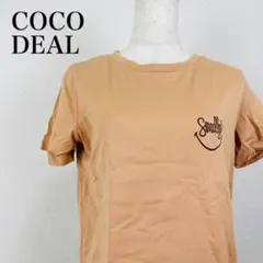ココディール COCO DEAL 半袖 Tシャツ プリント ベージュ 0923Bのサムネイル