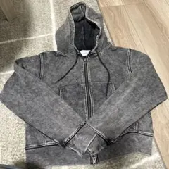 welise ジップアップパーカー ケミカルウォッシュ