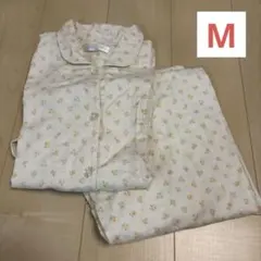 Rabbit Club パジャマ 上下セット 花柄　レディースパジャマM