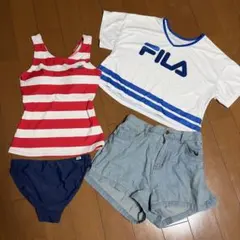 FILA 女性用 セパレート水着 ４点セットのサムネイル
