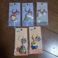 トイストーリー ズートピア ベイマックス ミニチャーム めじるし5個セット