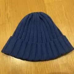 disce gaudere ニットキャップ ビーニー ブルー 日本製 コットン