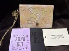 ANNA SUI パピヨン パスケース 定期入れ 新品 イエロー 未使用新品