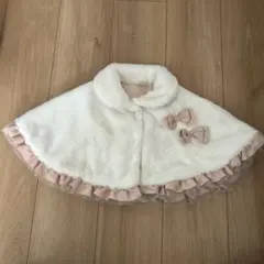 プティマイン　ファーポンチョ　ショール　ケープ　ボレロ