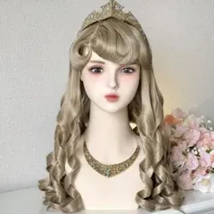 ブライアローズ オーロラ姫 衣装＋ウィッグ＋かごセット dハロ 眠れる
