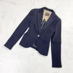 トゥモローランドコレクション テーラードジャケット グレー 38*LD1439