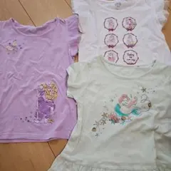 UT ディズニープリンセス Tシャツ 3枚セット 110