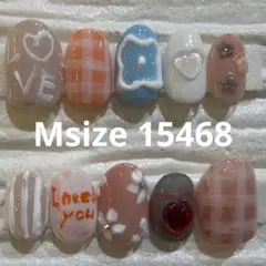 【現品】【値下げ】個性派　ポップ　ショートネイルチップ