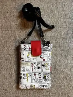 スヌーピー 柄ショルダーバッグ(ミニサイズ)