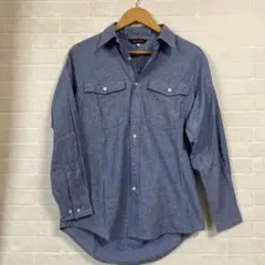 96 DUNGAREE 長袖シャツ ブルー（Mサイズ）