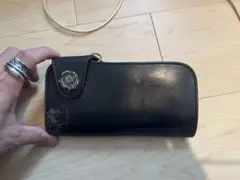 革財布。