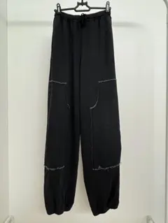 ジーナシス　スウェットパンツ　ブラック