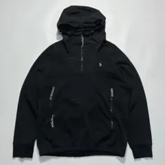 ラルフローレン コットンアノラックパーカー M相当 黒 ブラック 8017