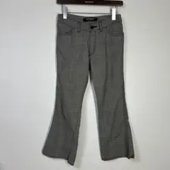 JUNYA WATANABE チェック 千鳥格子柄 フレア パンツ 2003