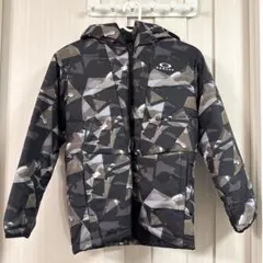 新品 タグ付き オークリースカル カモフラ 半袖 ナイロンジャケット XXL ナイロンジャケット ジップアップ パーカー 総柄 L グレー 黒 412319JP