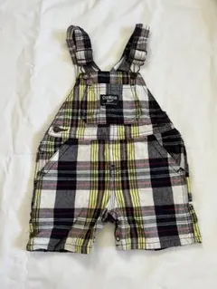 OshKosh チェック柄オーバーオール　80cm