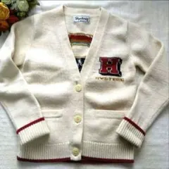 ヒステリックグラマー☆カーディガン☆ビッグロゴ☆ヴィンテージ☆ウール☆日本製