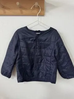 美品ユニクロ　ネイビー キルティングアウター 90cm