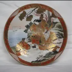 メ992  九谷佐野釜 福島武山作 香爐 赤絵虎漢三笑之図 I-492九谷焼赤絵極細染付仙人の図大壺 九谷佐野窯福島武山作