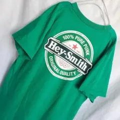 希少 HEY-SMITH Tシャツ XL バンドTシャツ ハイネケン グリーン 2025年最新】hey-smith tシャツ ハイネケンの人気アイテム