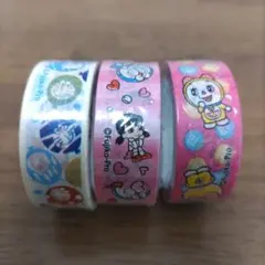 ドラえもん　マスキングテープ　3個セット