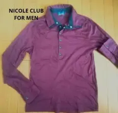 NICOLE CLUB FOR MEN カットソー 48 だけどM相当