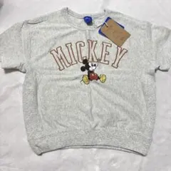 【新品】まとめ買い可 半袖 ミッキーマウス Tシャツ 100センチ グレー