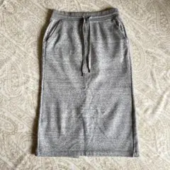 ユニクロUNIQLOボアスウェットスカート裏ボアsize：Ｓグレー