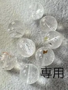 TP483-1専用ライモナイト虹入りハーキマーダイヤモンド水晶ビーズパーツセット