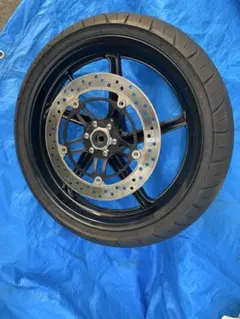 ZRX400 純正フロントホイール 美品 振れ曲がりなし タイヤ溝あり
