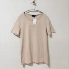 新品　MAX&Co. ストーンロゴ　半袖Tシャツ　カットソー　M ピンク